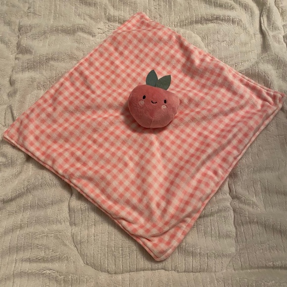 Carter's Just One You Pink Fruit Strawberry Plush Baby Lovey 2022 Style #68289 - Picture 2 of 5